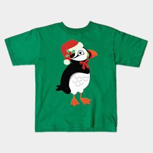 Puffin Santa Kids T-Shirt